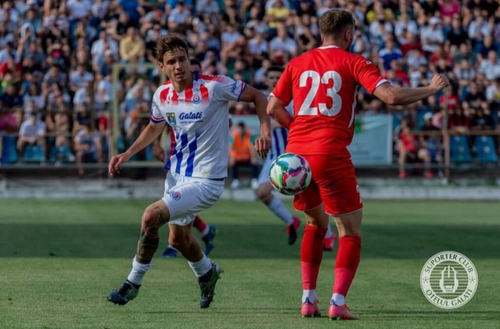 Juri Cisotti, jucătorul de la Oțelul, entuziasmat înaintea sezonului de Liga 2: „Va fi un duel electric cu Dinamo, de-abia aștept!”